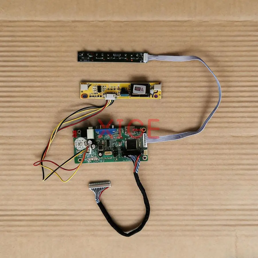 

LCD Monitor Controller Drive Board Fit LP171WP7 LP171WP3 LP171WP5 LP171WP6 HDMI+VGA LVDS 30-Pin 1440*900 1440x900 2-CCFL DIY Kit