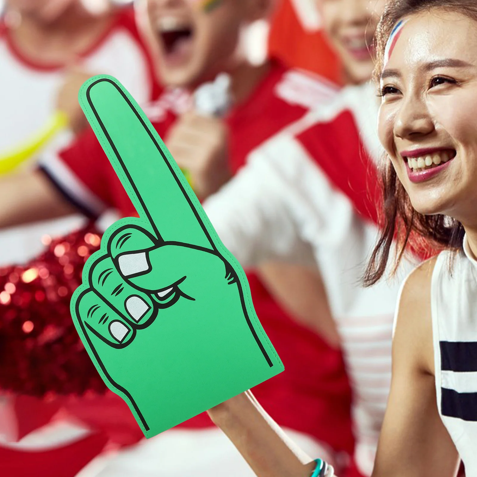 

5 pcs Eva Large Size Slap Gloves Cheer Up Gesture Hand Party Concert Carnival Beach Adults Wearable Props Team Sports