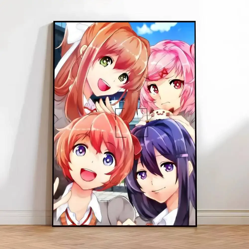 Anime Game Doki Doki Literature Posters HD-Druck, Vintage-Wandkunst, Dekoration für Zuhause, Arbeitszimmer – Detail 9