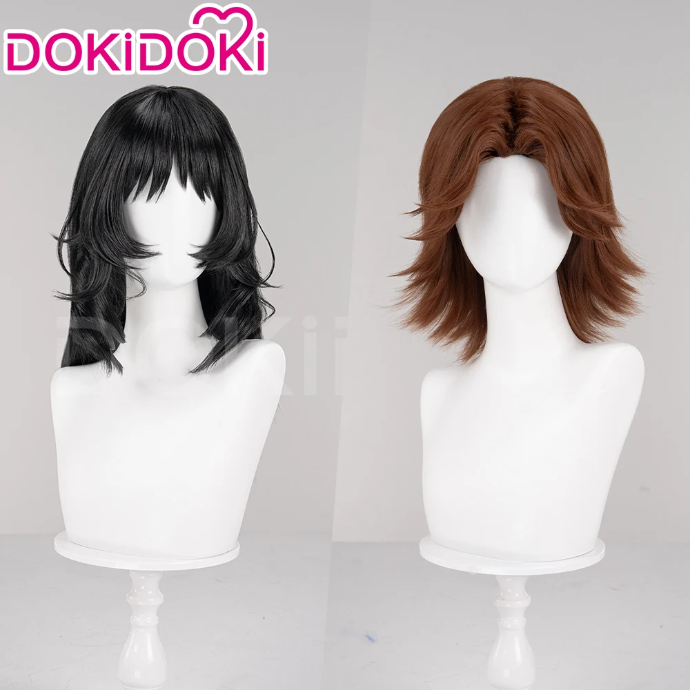 【Dec. Limited 5% OFF】Anya Daisuke Cosplay Wig Game Mouthwashing DokiDoki Women Black Short Hair Anya Cosplay Free Wig Cap