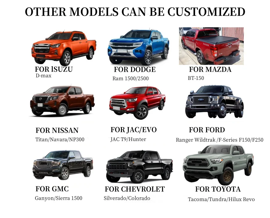 

Модификация аксессуаров, жесткий чехол с телеуправлением, чехол для кровати с выдвижным пикапом, автоматический чехол для кровати для Maxus LDV T60