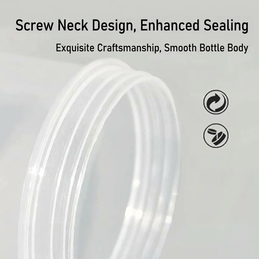 20/30/40/50ml Cosmetic Sample Jar Leak-Proof Leak-Proof Travel Bottle Sealed Jar Food-Grade Refillable Plastic Container