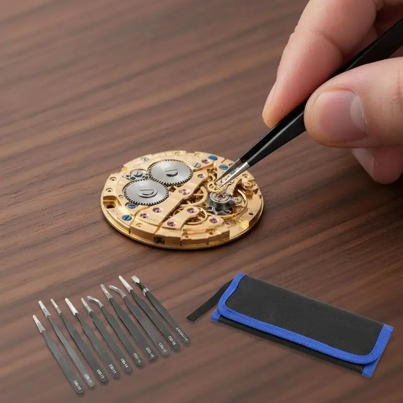 conjunto-de-pincas-de-aco-inoxidavel-de-grau-industrial-nao-magneticas-para-reparos-em-eletronicos-uso-em-casa-diy-e-artesanato