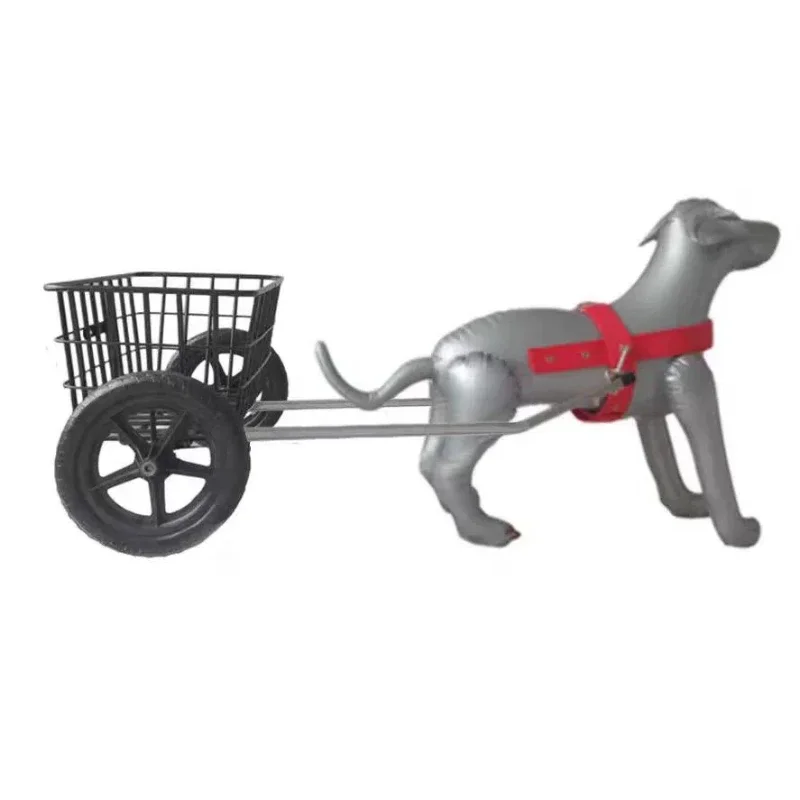 Internet celebrity pet pick-up courier, car dog walking artifact, working dog shopping cart, German Shepherd Shiba Inu, Corgi