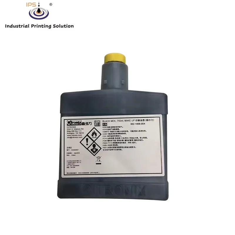HCY 302-1006-004 Citronix Make-up Fluid 750ml with RFID Tag or Continuous Inkjet Printer