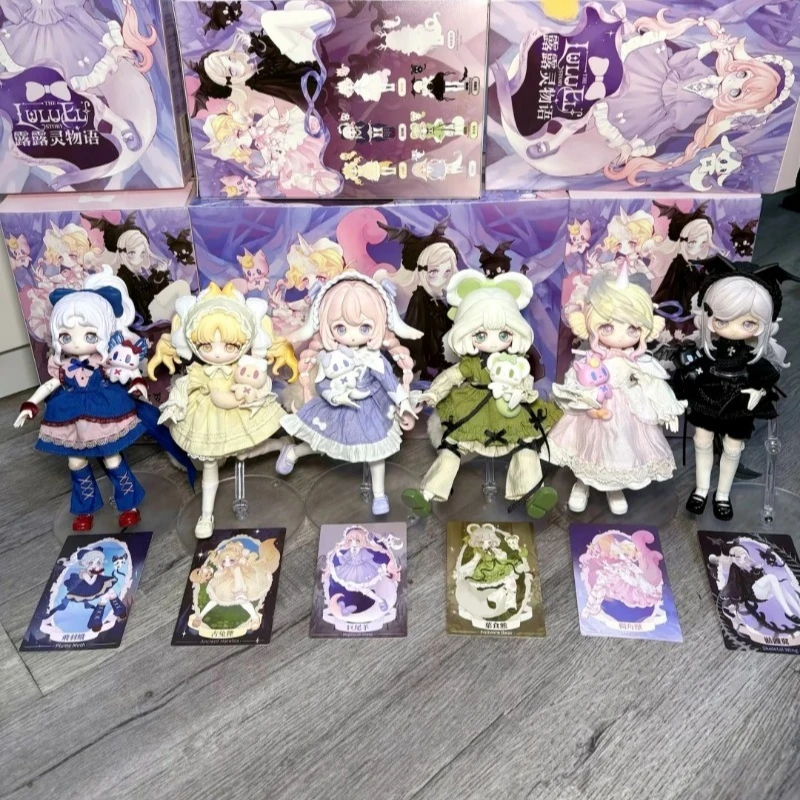سلسلة قصة Luluelf 1/12 BJD صندوق أعمى Luluelf صندوق الغموض BJD دمى الحركة الحلي اللطيفة الفتيات هدية الحلي العصرية اللعب