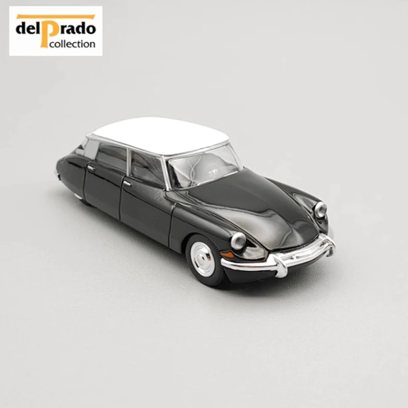 Delprado Diecast 1/43 Maßstab Citroen DS19 Klassisches Oldtimer Legierung Simulation Auto Modell Sammlung Display Spielzeug Geschenk Dekoration