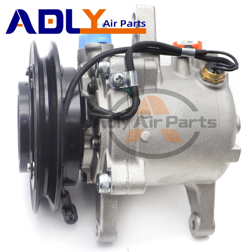 SV07E AC Compressor For KUBOTA M96S M108 M110 M108S 447200-9130 447200-9490 447220-6750 447220-6771 447260-5780 3C581-50060