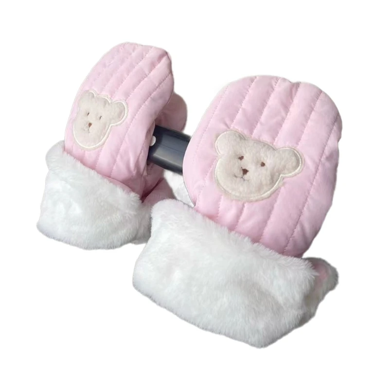 Children's Scooter Gloves Baby Strollers Handmuff Windproof Hand Warmer Soft Warm Mittens for Winter Walks and Shopping