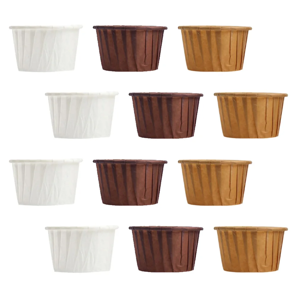 

150 Pcs Muffin Cup Paper Cups Food Grade Greaseproof Baking Cupcake Liners for Cakes Parties Weddings Baby Showers Holiday