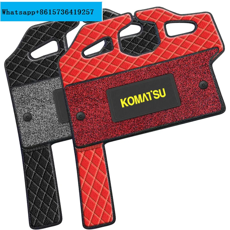 For Excavator Foot Mat Komatsu PC56/60/70/110/120/130/200/300 360 400 450 -6-7-8Cab Carpet  anti-dirty pad