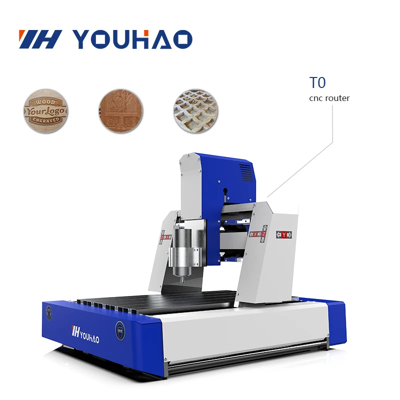 YOUHAOCNC Cheap Price 3040 4060 6090 Mini Cnc Router Machine Desktop Small Cnc Router with Wood