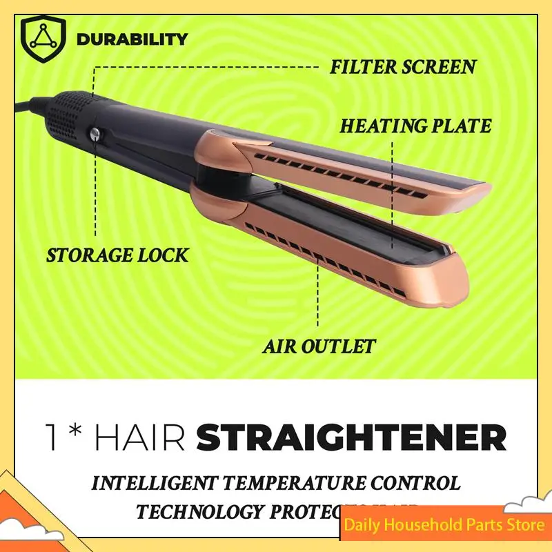 【Great Sale】Multi-Function Styling Tool Hair Dryer Electric Straightener Home Electric Hair Dryer EU Plug