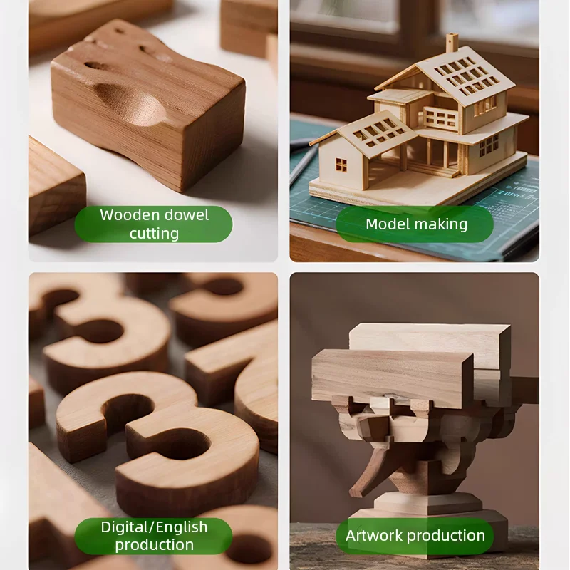 Seghetto alternativo per sega curva da tavolo elettrico Seghetto alternativo per piccola lavorazione del legno per uso domestico Macchina da taglio per incisione cava Sega a filo per latte multifunzionale