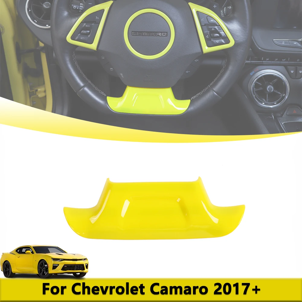 

Under Steering Wheel Cover Trim Center Console Decoration Moulding for Chevrolet Camaro 2017-2024 Car Styling Interior Accessory