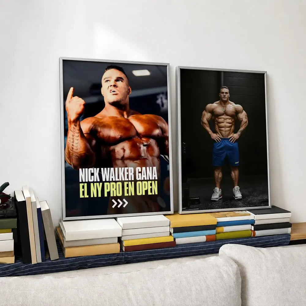 Athlete Nick Walker Poster Self‑Adhesive Waterproof PP Poster Coffee House Bar Wall Art Sticker Room Home Decor