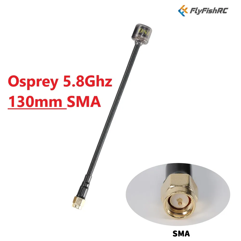 

FlyFishRC Osprey 5.8Ghz 130mm SMA LHCP Antenna For RC FPV Freestyle Long Range Drone Accessories