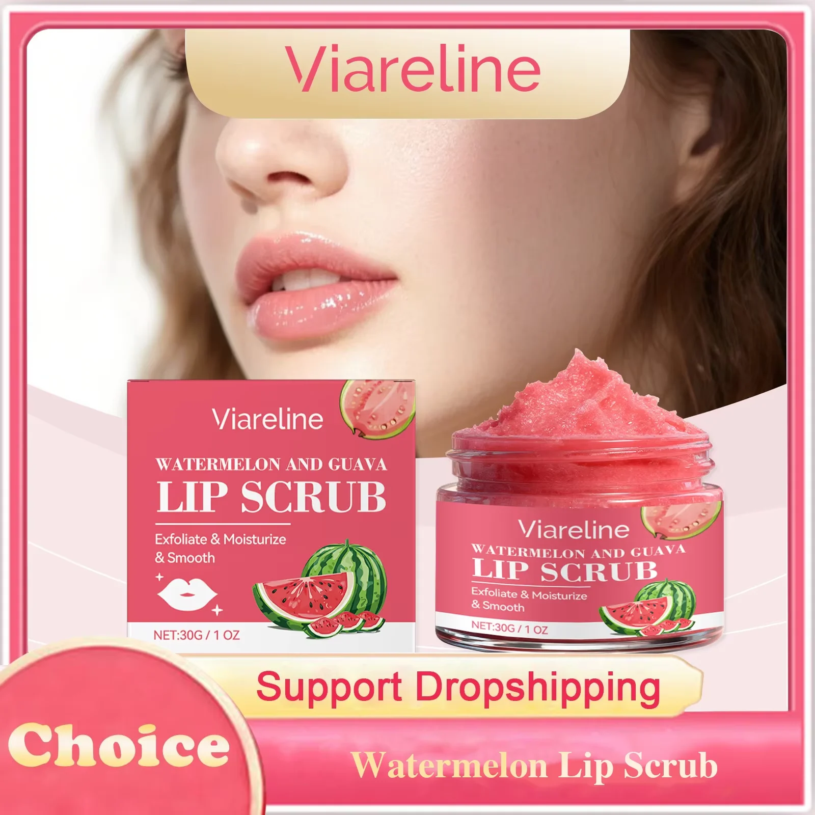 

Exfoliating Lip Scrub Fade Lip Lines Remove Dead Skin Smoothing Moisturizing Brightening Lip Color Soothing Hydrating Lip Scrub