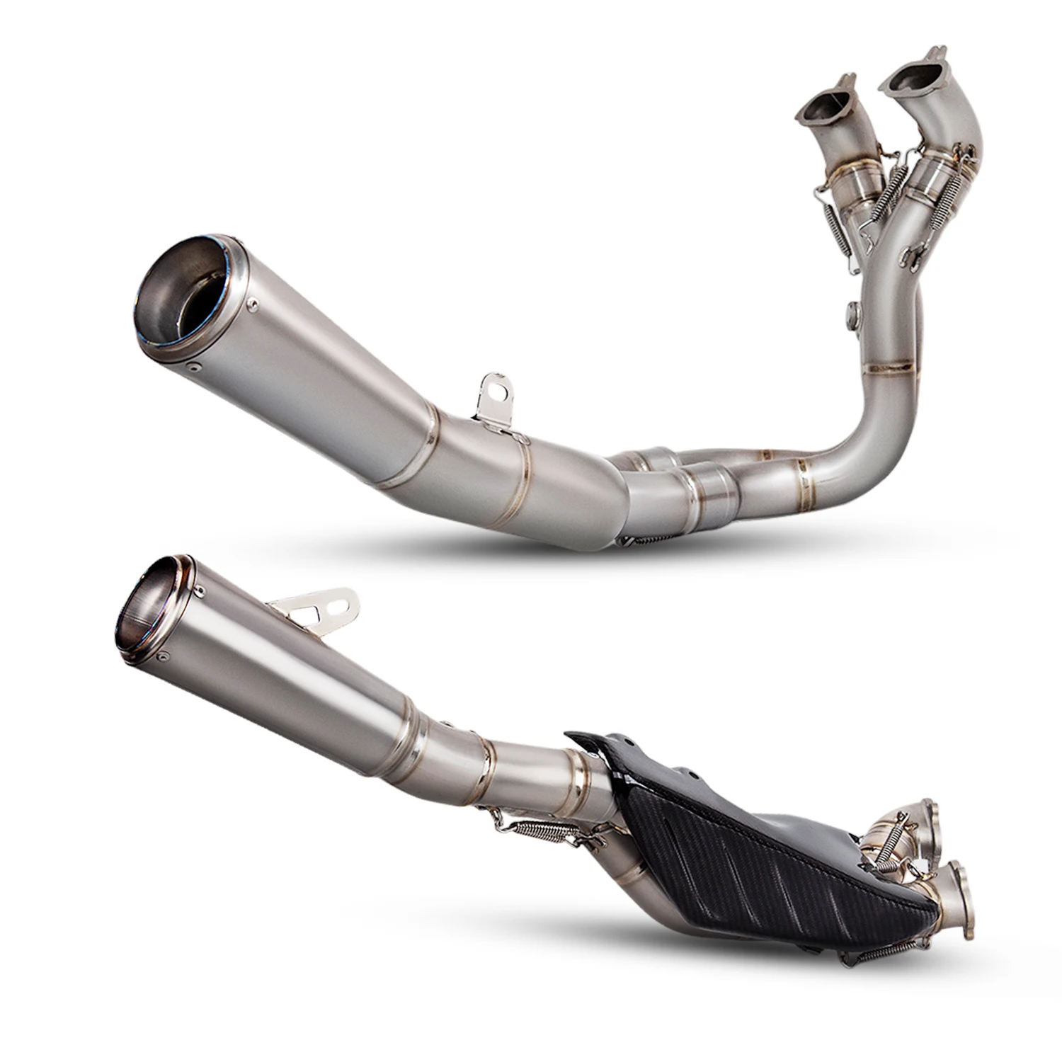 

Мотоциклетная выхлопная система из титанового сплава Ti.alloy с насадками S1-GP Ti. Выхлопные системы для Panigale V4, Streetfighter V4, SP Panigale V4, V4S 2018-2024