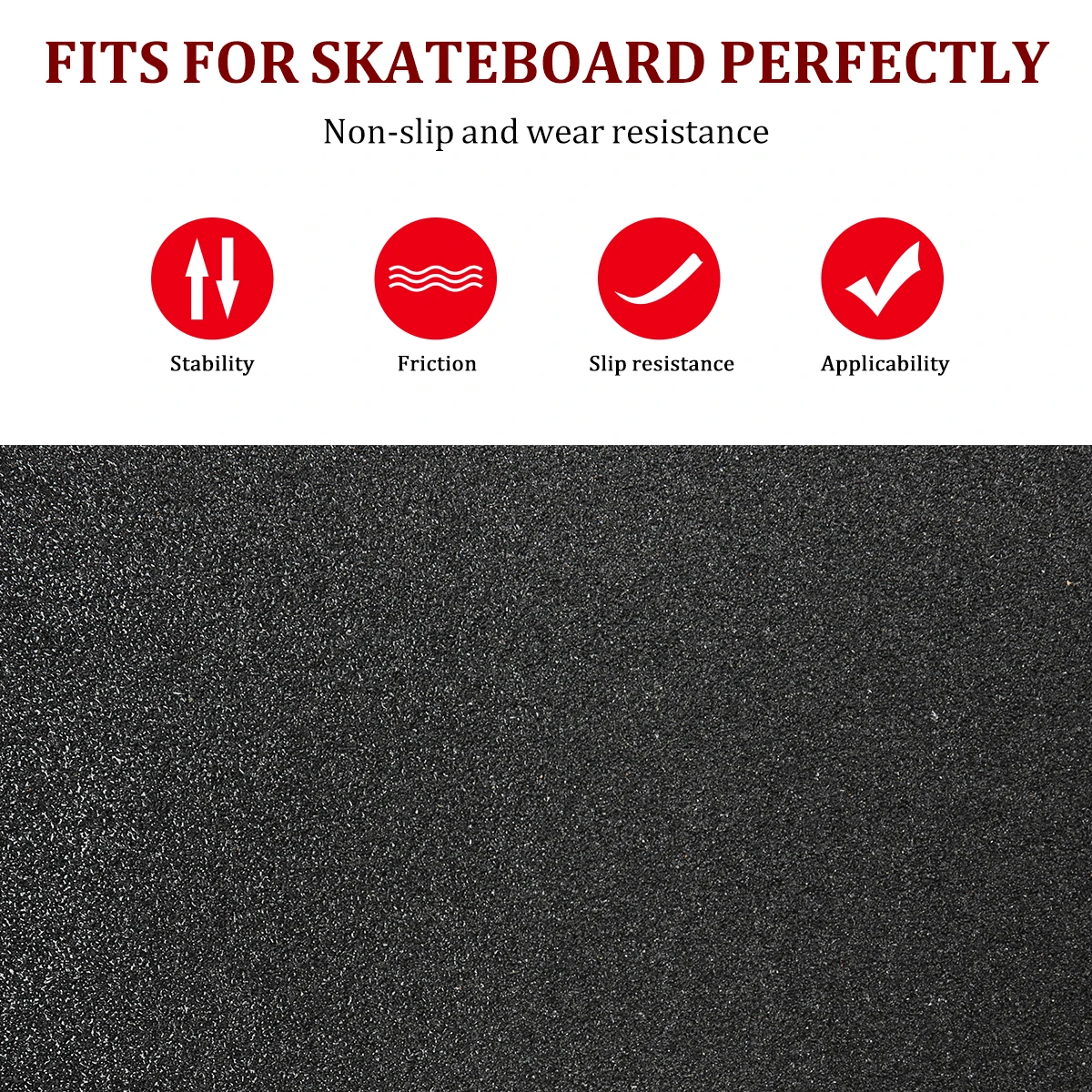 

AntiSlip Sandpaper Stickers Skateboard Grip Tape Abrasive Adhesive HighStrength Waterproof LongDurability Riding