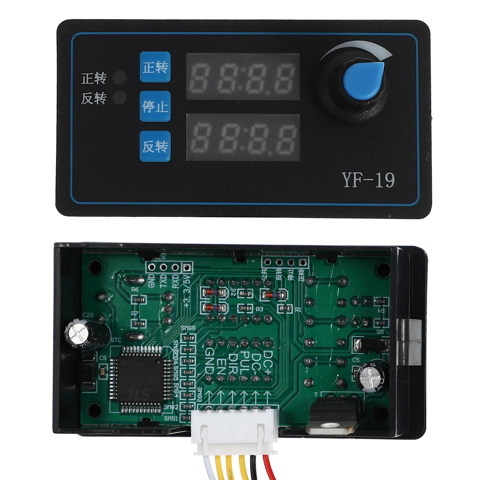 

1pc Smart Stepper Motor Controller Simple Programmable Forward Reverse Machine High Efficiency Long Lasting Industrial Control