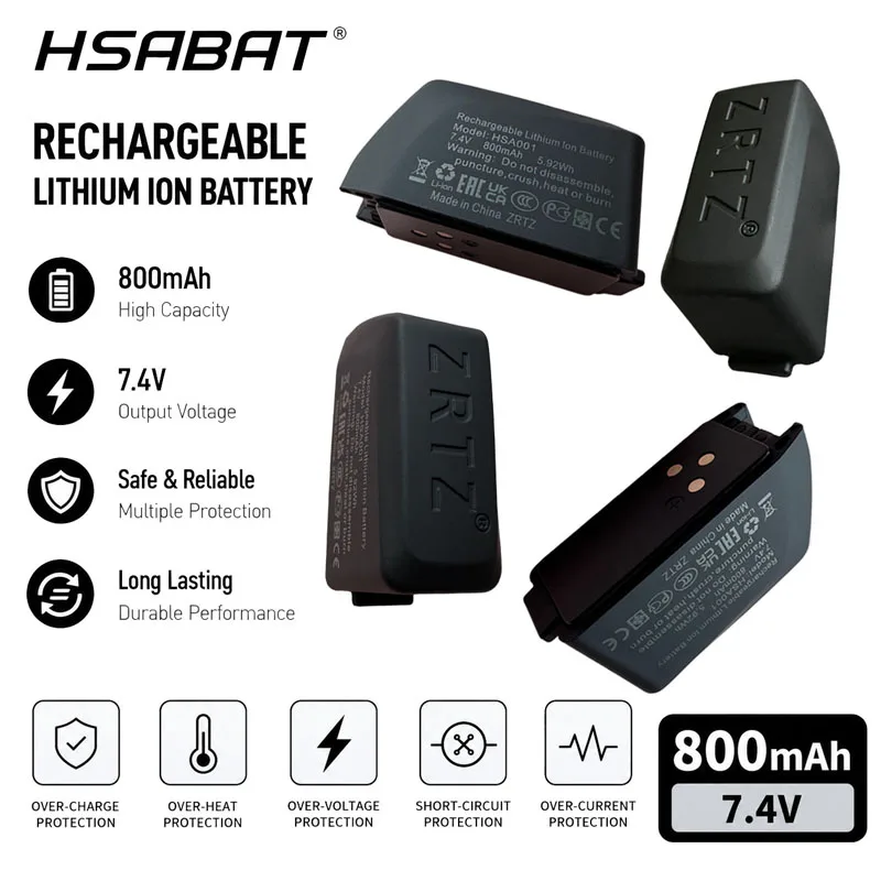 Image of HSABAT 800mAh Akku für SRAM Etap Red Force XX1 X01 GX AXS Drahtlose Elektronische Schaltung