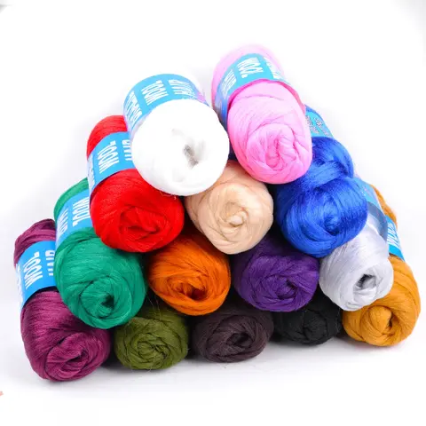 70g/Roll Brazilian Wool Hair African Yarn Braiding Hair Extension Synthetic Crochet Hair for Afro Senegalese Twist Knitting Hair