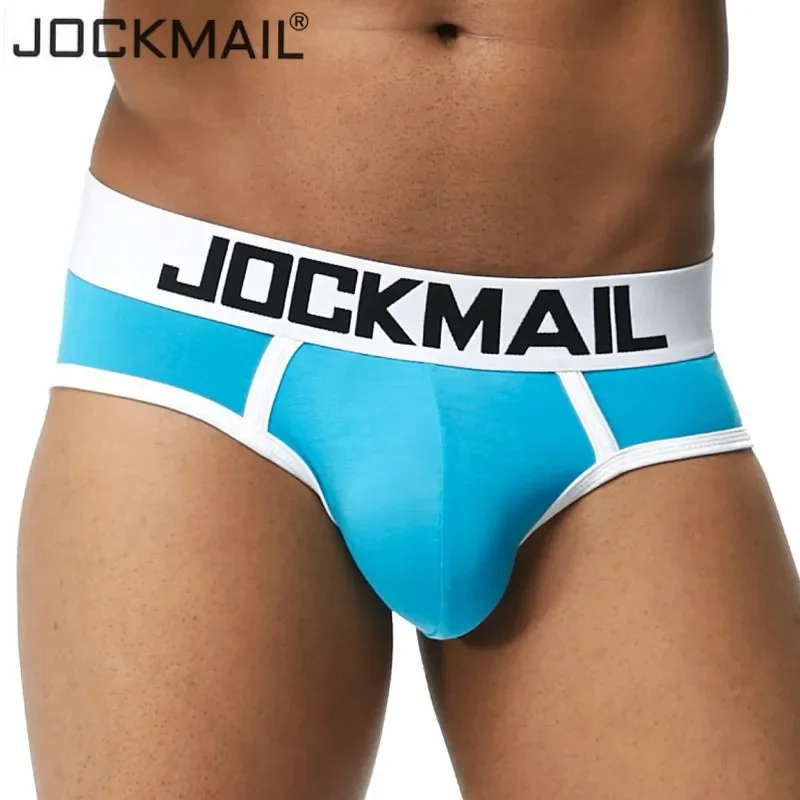 JOCKMAIL Sexy Men Underwear Penis Pouch Enlargement Man Briefs Modal Male Panties Slip Cueca Gay Underpants Briefs Men Shorts