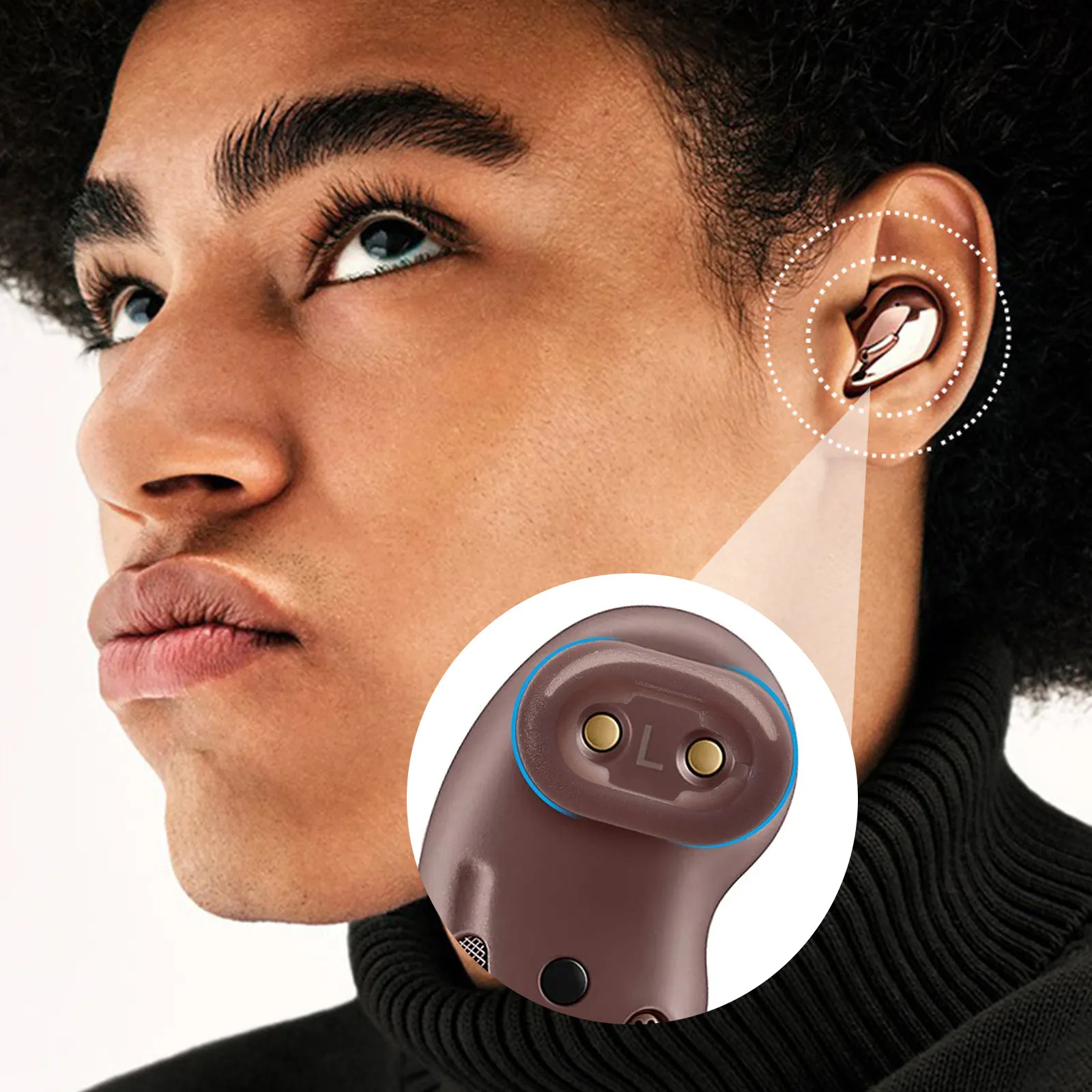 4Pairs Silicone Earphone Caps Earbuds Replacement Tips Original Size Soft Comfortable Washable Wireless Earphone