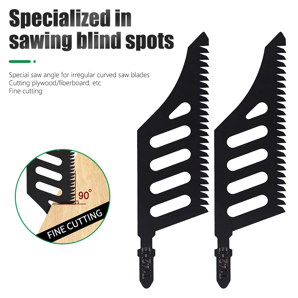 LAVIE 5pcs Mata Gergaji Lengkung T142HB Set T Shank Flush Cutting Pengganti Mata Gergaji Untuk Pemotong Presisi Aksesoris Perkakas Listrik