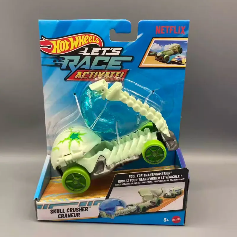 Hot Wheels Lets Race Activate Transforming Race Car Model Collectible Plastic Toy Car For Boys Racing Battle Scene Play Vehicle