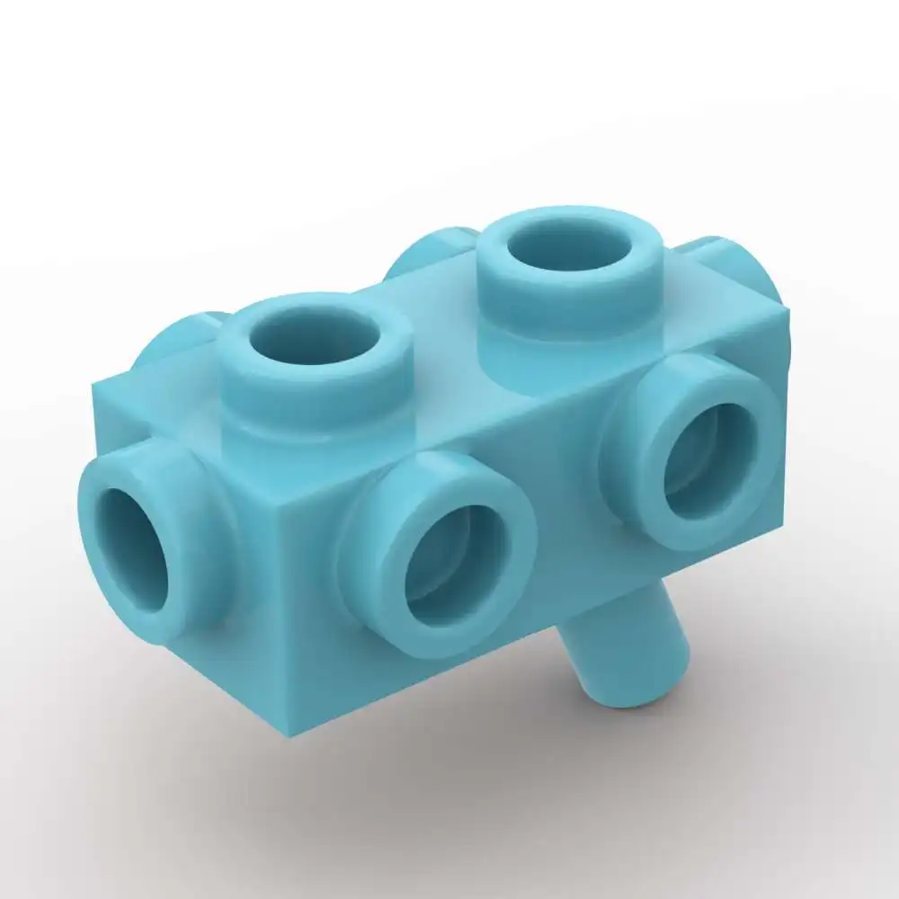 

MOC 10PCS Part Bricks 15071 Six Face Handle Gun Building Blocks Compatible Prop Particle Puzzle DIY Toys Children Birthday Gifts