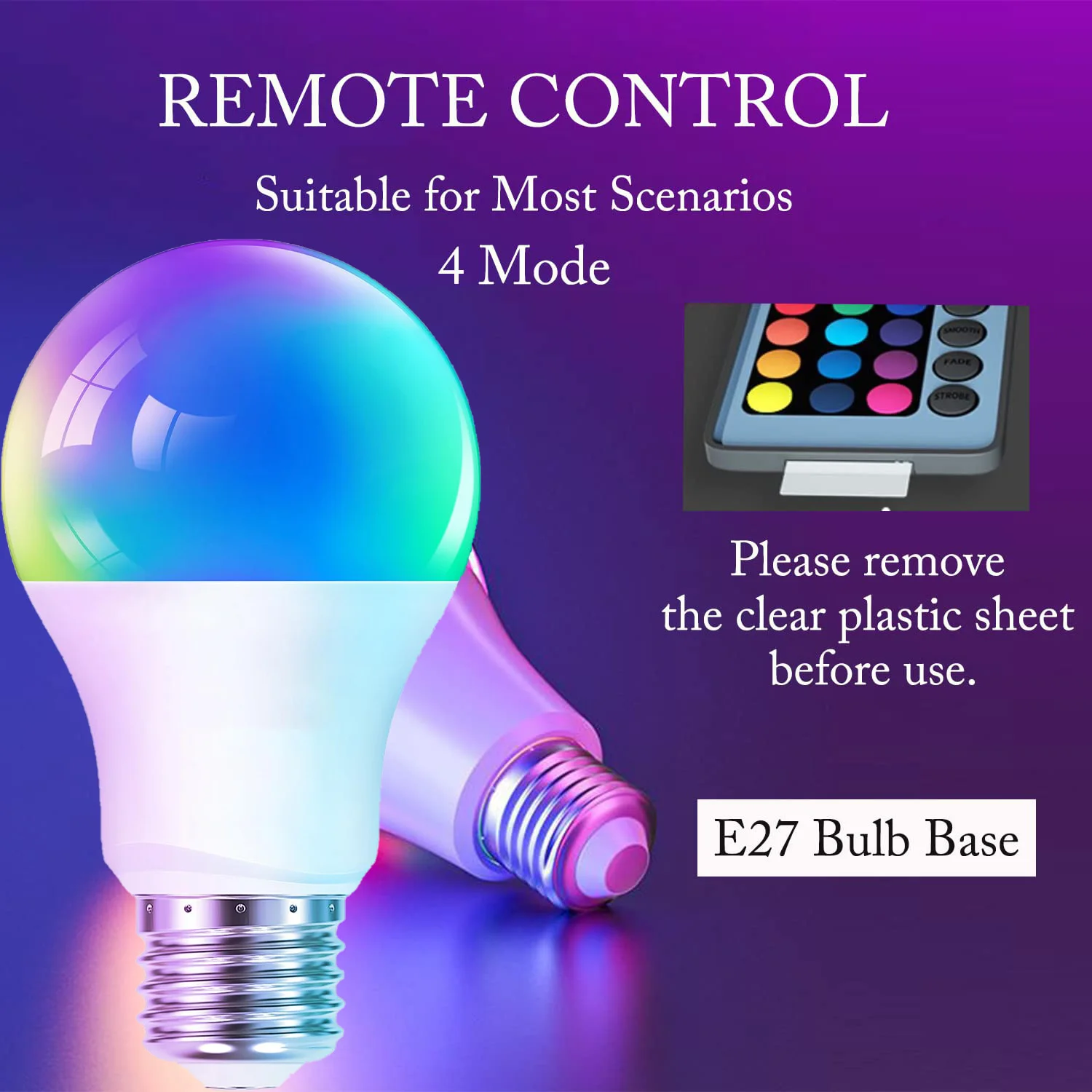 

Remote Control Lamp LED RGB E27 8W 9W E27 AC220V Dimmable Spotlight Bulb LED Colorful Changeable Lamp White Ampoules For Home