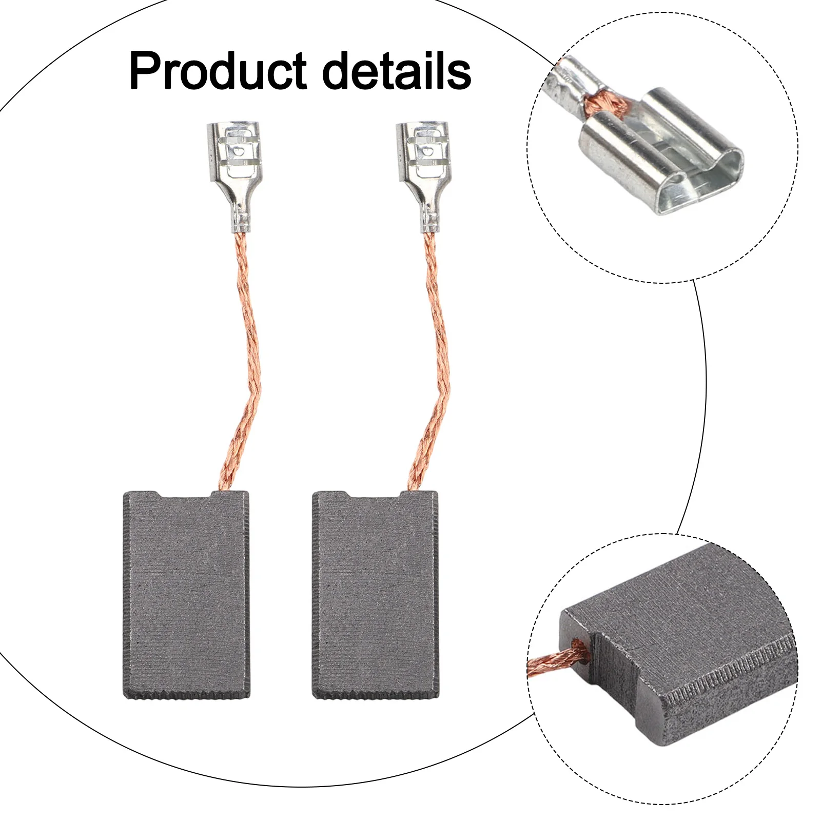 Useful Brand New High Quality Carbon Brushes Motor Brushes 2 Pieces Demolition Hammer Rotary Hammer For 11245EVS