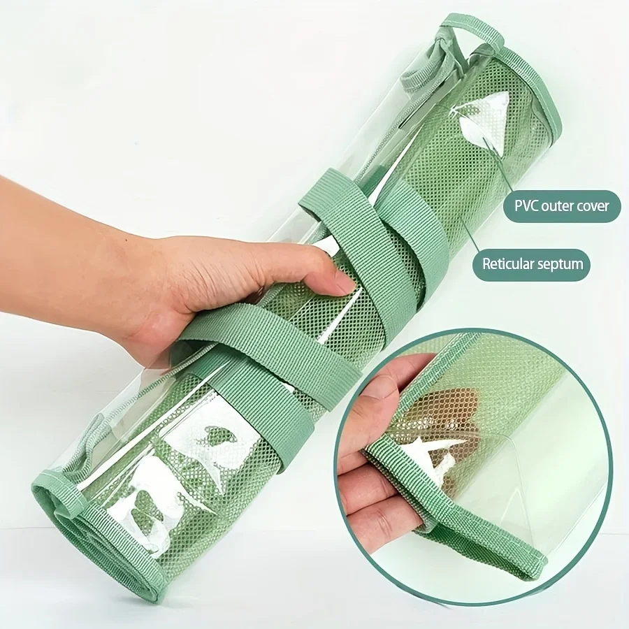 Cartella trasparente portatile Borsa per archiviazione di file espandibile portatile impermeabile Borsa per file autoadesiva per studenti tascabile Forniture per ufficio