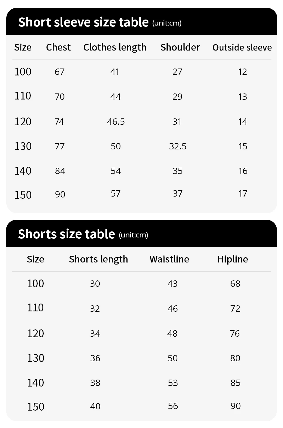 2/4 Kinder Sommer Freizeit Sport Bedrucktes Kurzarm-Shorts-Set, Jungen und Mädchen Urlaubsstil Modisches T-Shirt und Hose – Detail 1