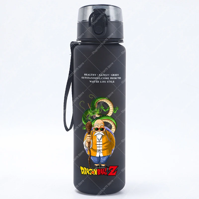 DRAGON BALL Men Anime Sport Water Bottle Kids Portable Plastic Cold Drink Cup Boy Children Juice Container Cups Birthday Gifts