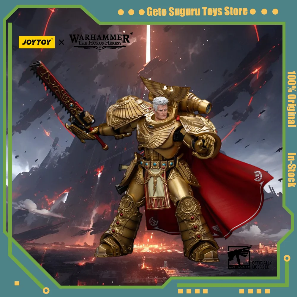 [Vorverkauf] JOYTOY Warhammer The Horus Heresy Imperial Fists Rogal Dorn Actionfigur Anime Figur Gemeinsamer beweglicher Modellsammler