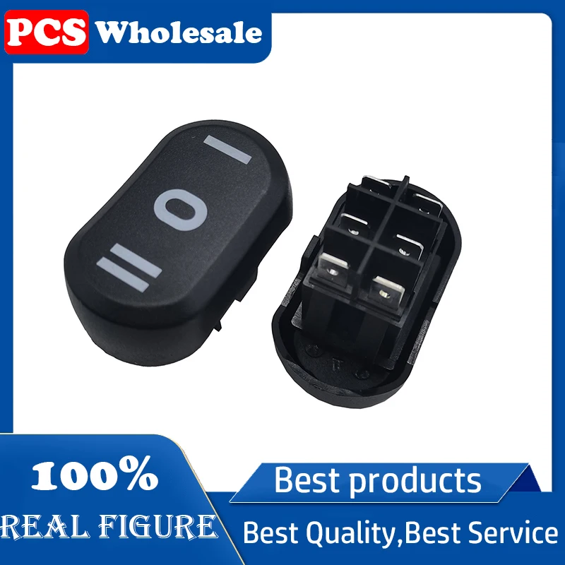 JD03-B1 vacuum cleaner, car power supply, boat type switch, 6-pin, 3-position on/off/on, silver contact, 25A, 125/250V