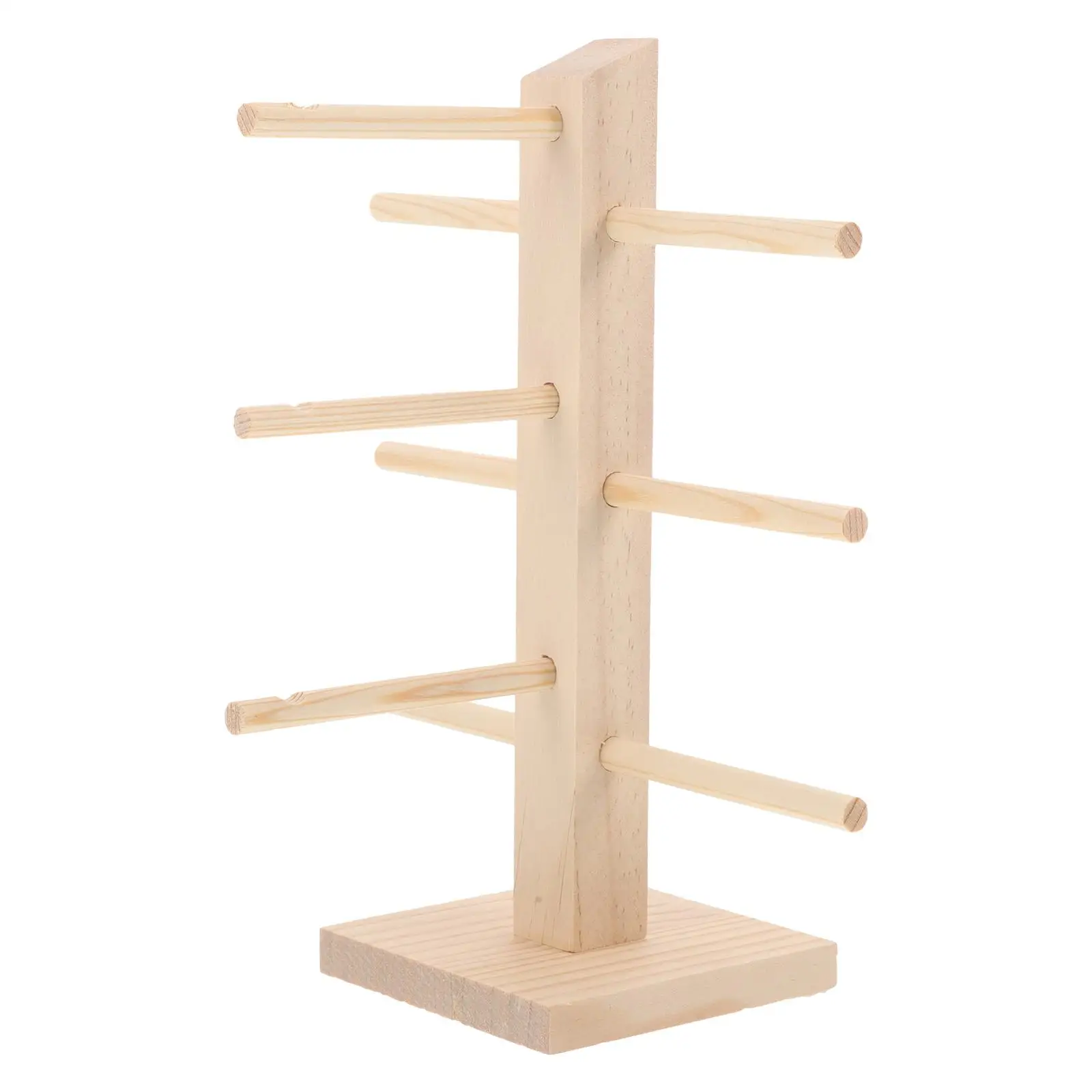 Glasses Display Stand Sunglasses Rack Eyewear Holder Solid Wood Durable Versatile Spacesaving Visibility Enhancing Decor