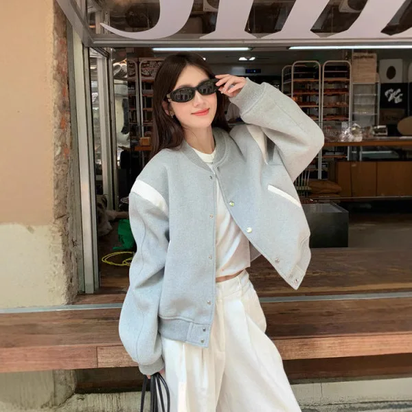 Early Autumn Baseball Uniform Jacket for Women 2025 Spring and Autumn New Hot Small Loose Jacket