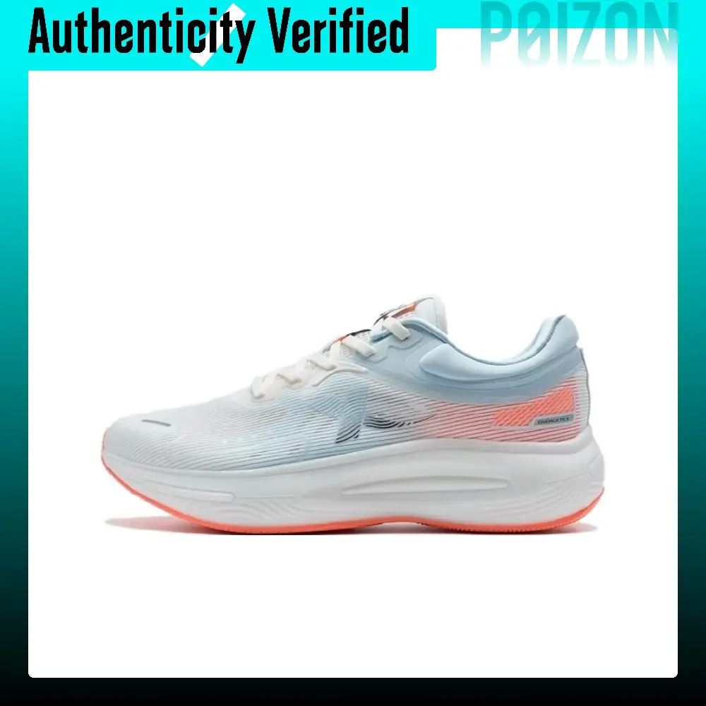 XTEP Abrasion Resistant Rebound Low top Running Shoes Women's White Blue 976318110049//
