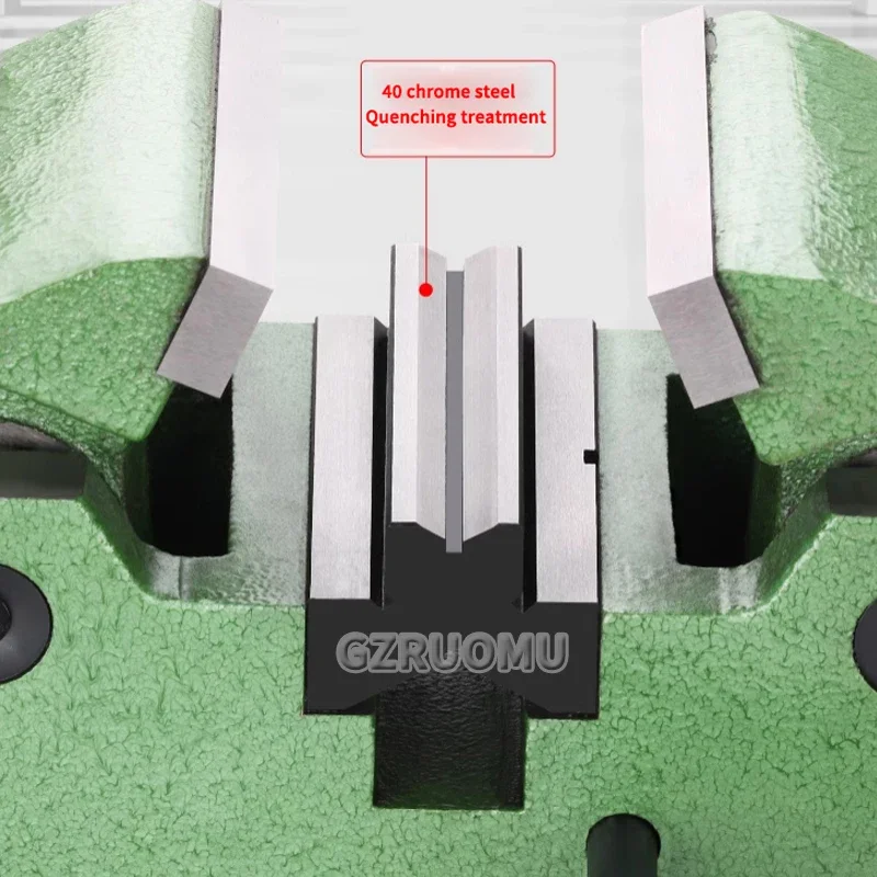 4 Inch High Precision Milling Machine V Shaped Bench Vice With Vertical Cylindrical Center Flat Pliers Suitable For Clampi
