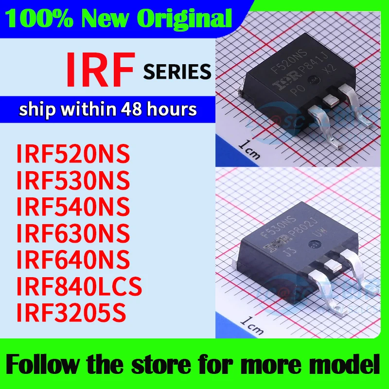

IRF520NS IRF530NS IRF540NS IRF630NS IRF640NS IRF840LCS IRF3205S В наличии 48-часовая доставка