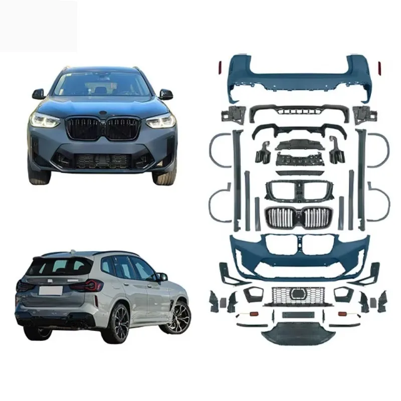 

Manufacturing Source Full Body Kit Front Rear Bumper Grille Fender for G01 18-21 to 2022+ X3M Body Kit