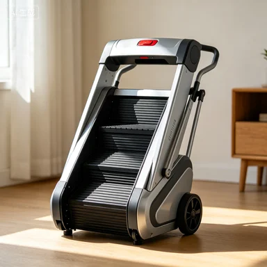 Foldable Hand Truck Stair Climber Trolley for Moving Heavy Furniture - Portable Stair Hand Climber Lift for Transferring