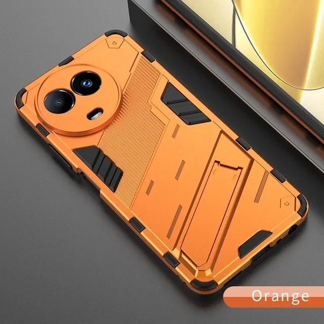 Armor Case For Realme 11 10 7 8i 9i 8 9 Pro Plus GT Neo 2 3 5 2T 3T C51 C53 C55 Shockproof Back Coque for OPPO A58 A78 4G Cover