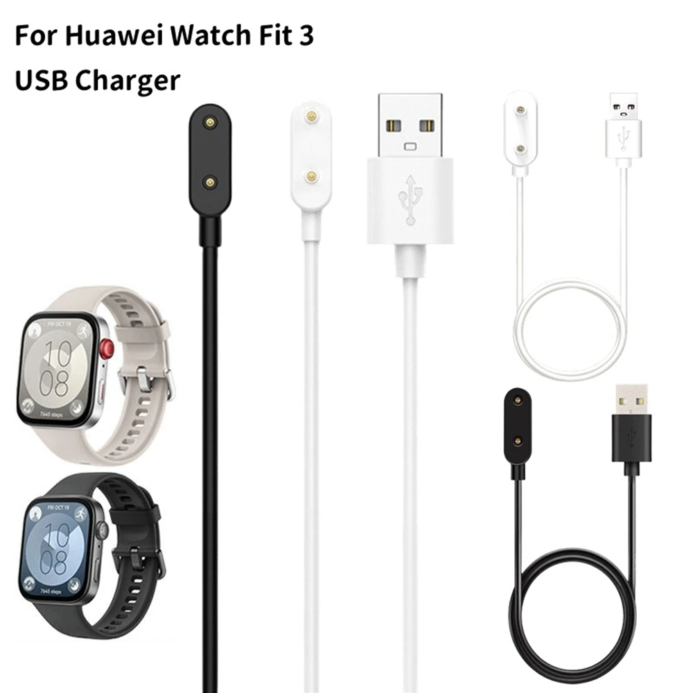 USB Charger For Huawei Fit 3 Magnetic Charging Adapter Charging Cable Cord For Huawei Watch Fit 3 SmartWatch Power Charge Wire