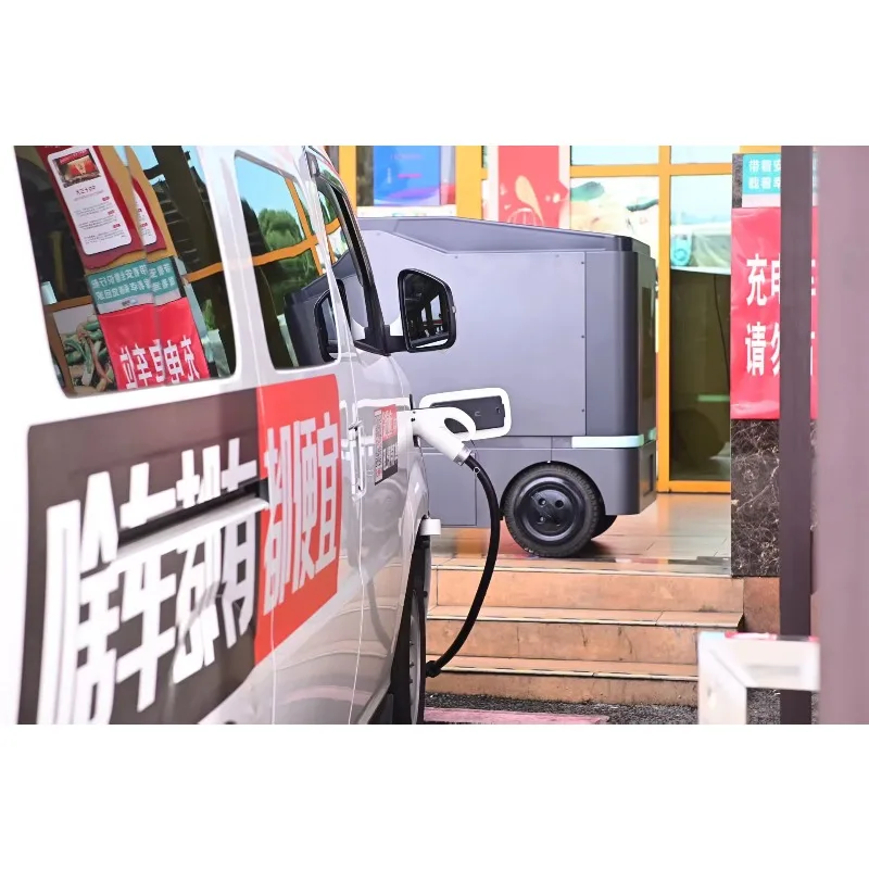 Efficient Portable DC Charging Station 100KWH/120KW Mobile Energy Storage Robot New Era Portable Power Supply