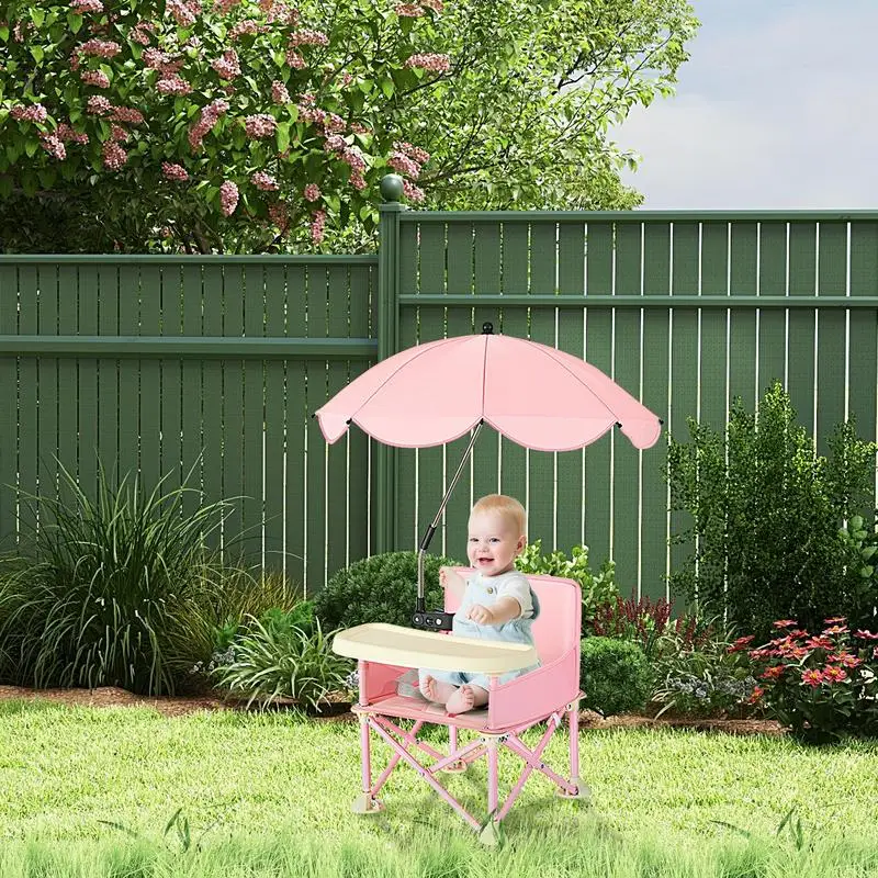 Chaise de Salle à Manger Portable et Pliante pour Bébé, Rehausseur de Voyage pour Enfants avec Chaise d'Alimentation, Siège de Plage en Plein Air, Fournitures de Meubles